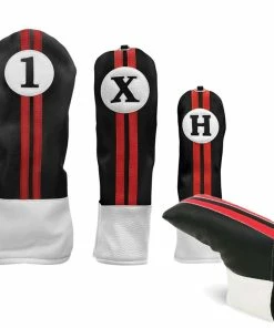 Sahara Retro Headcover Black/Red/White