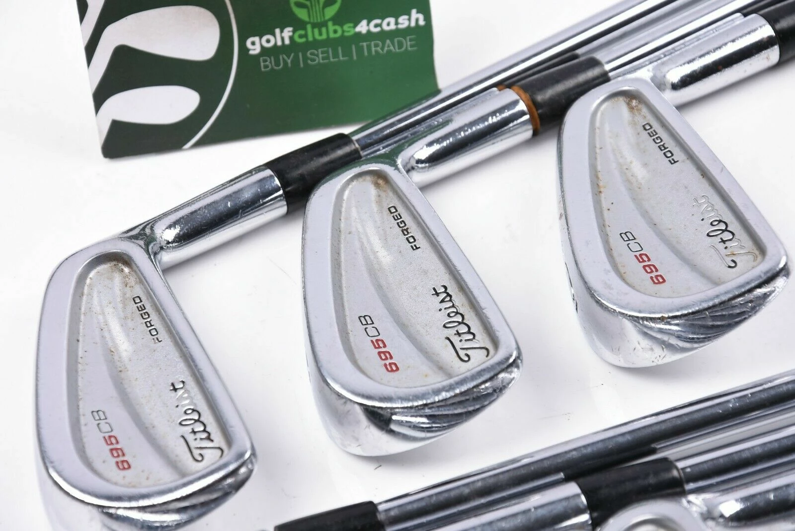 Titleist 695 CB Irons / 4-PW / Stiff Flex Dynamic Gold Shafts / TII695069 3 Titleist 695 CB Irons / 4-PW / Stiff Flex Dynamic Gold Shafts / TII695069