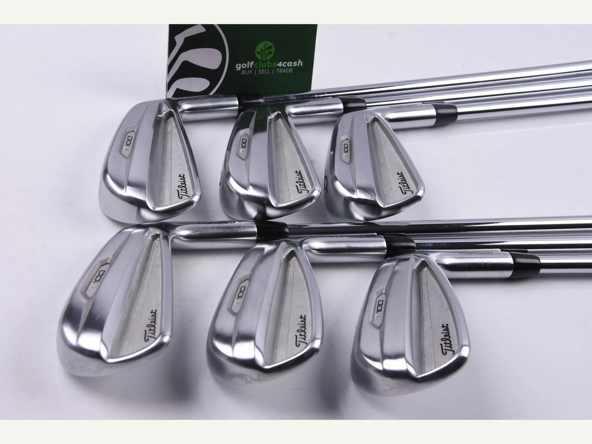 Titleist T100 2021 Irons / 4-9 Iron / X-Flex Project X Precision Shafts 4 Titleist T100 2021 Irons / 4-9 Iron / X-Flex Project X Precision Shafts - Image 2