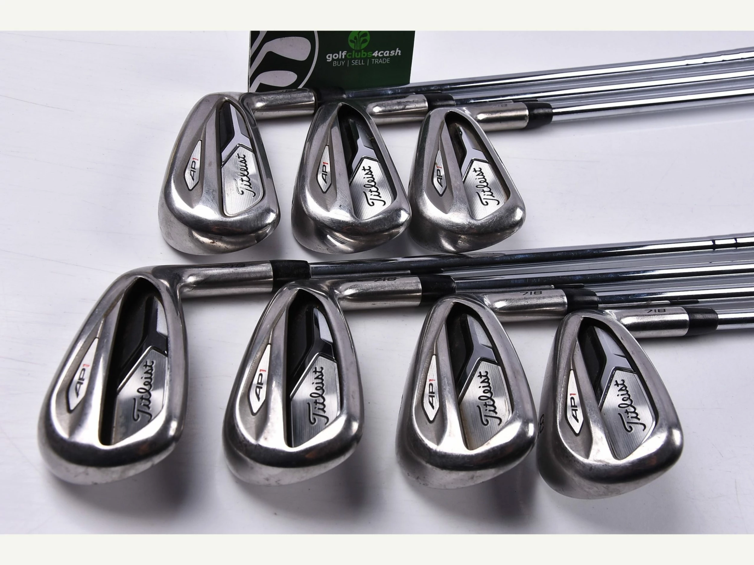 Titleist 718 AP1 Irons / 5-PW+48 Degree / Stiff Flex AMT Red S300 Shafts 4 Titleist 718 AP1 Irons / 5-PW+48 Degree / Stiff Flex AMT Red S300 Shafts - Image 2