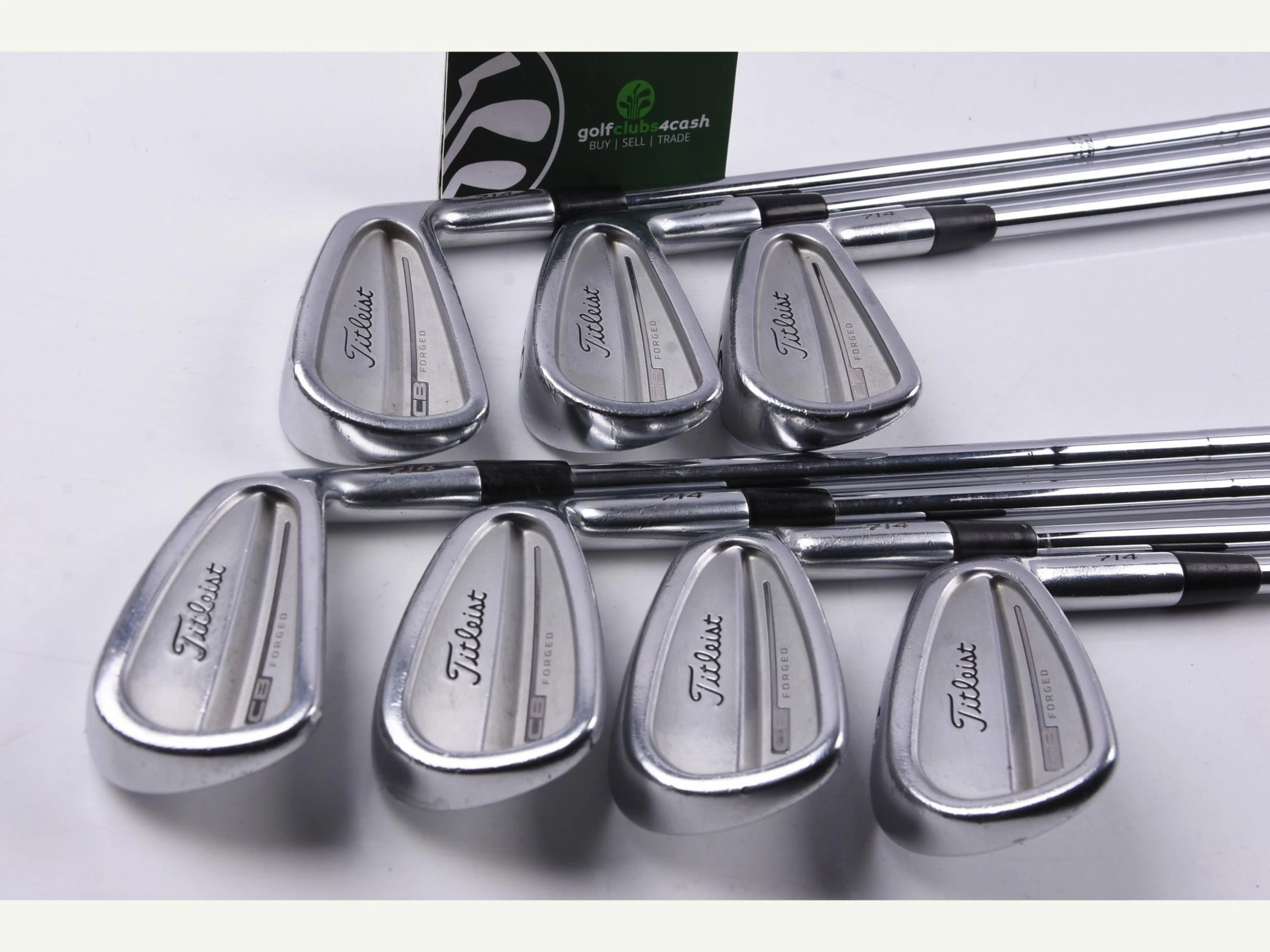 Titleist 714 CB Irons / 4-PW / Stiff Flex Dynamic Gold Shafts 4 Titleist 714 CB Irons / 4-PW / Stiff Flex Dynamic Gold Shafts - Image 2