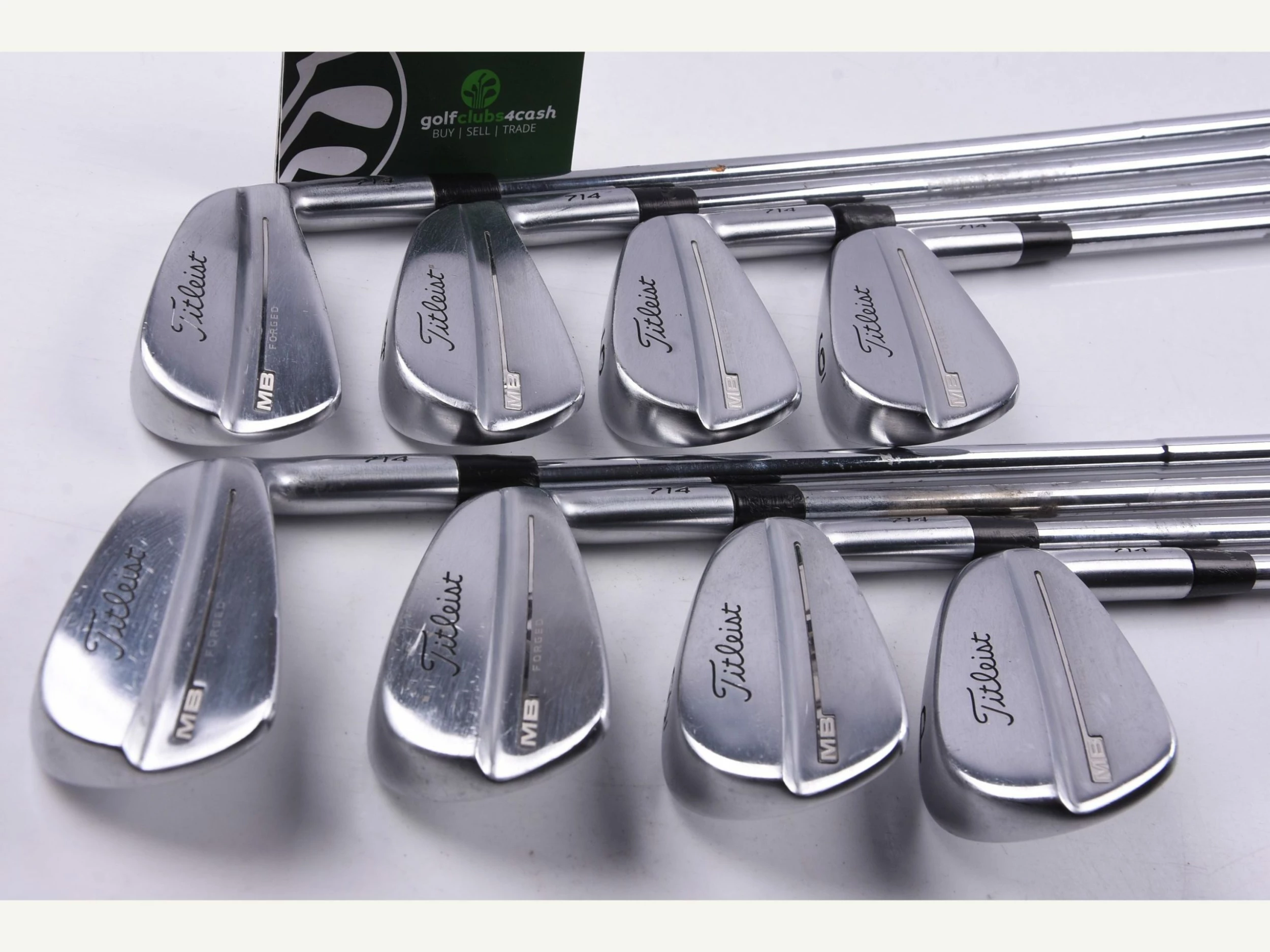 Titleist 714 MB Irons / 3-PW / Regular Flex Steel Shafts 4 Titleist 714 MB Irons / 3-PW / Regular Flex Steel Shafts - Image 2