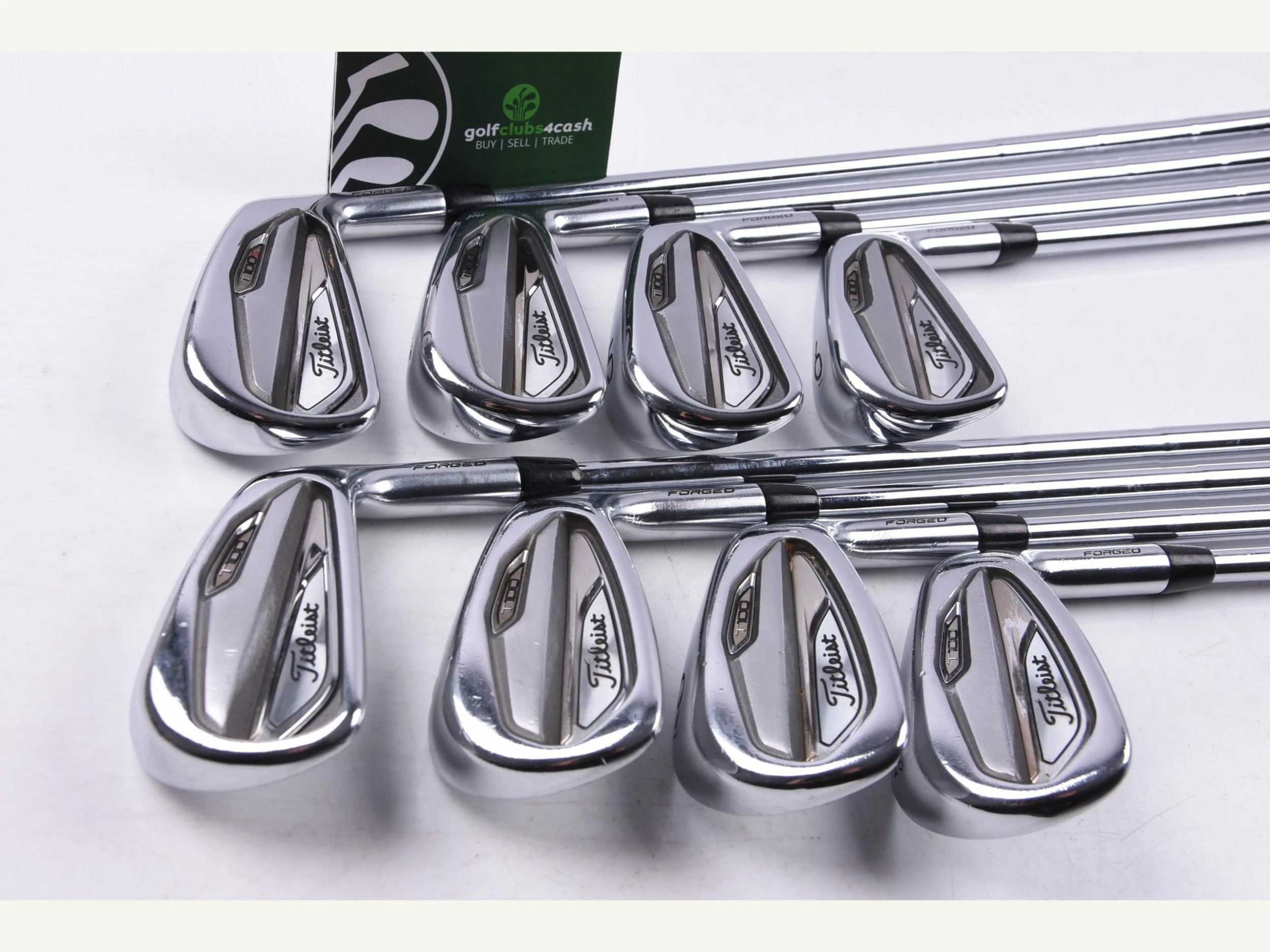 Titleist T100 2019 Irons / 3-PW / X-Flex Dynamic Gold X100 Shafts 4 Titleist T100 2019 Irons / 3-PW / X-Flex Dynamic Gold X100 Shafts - Image 2