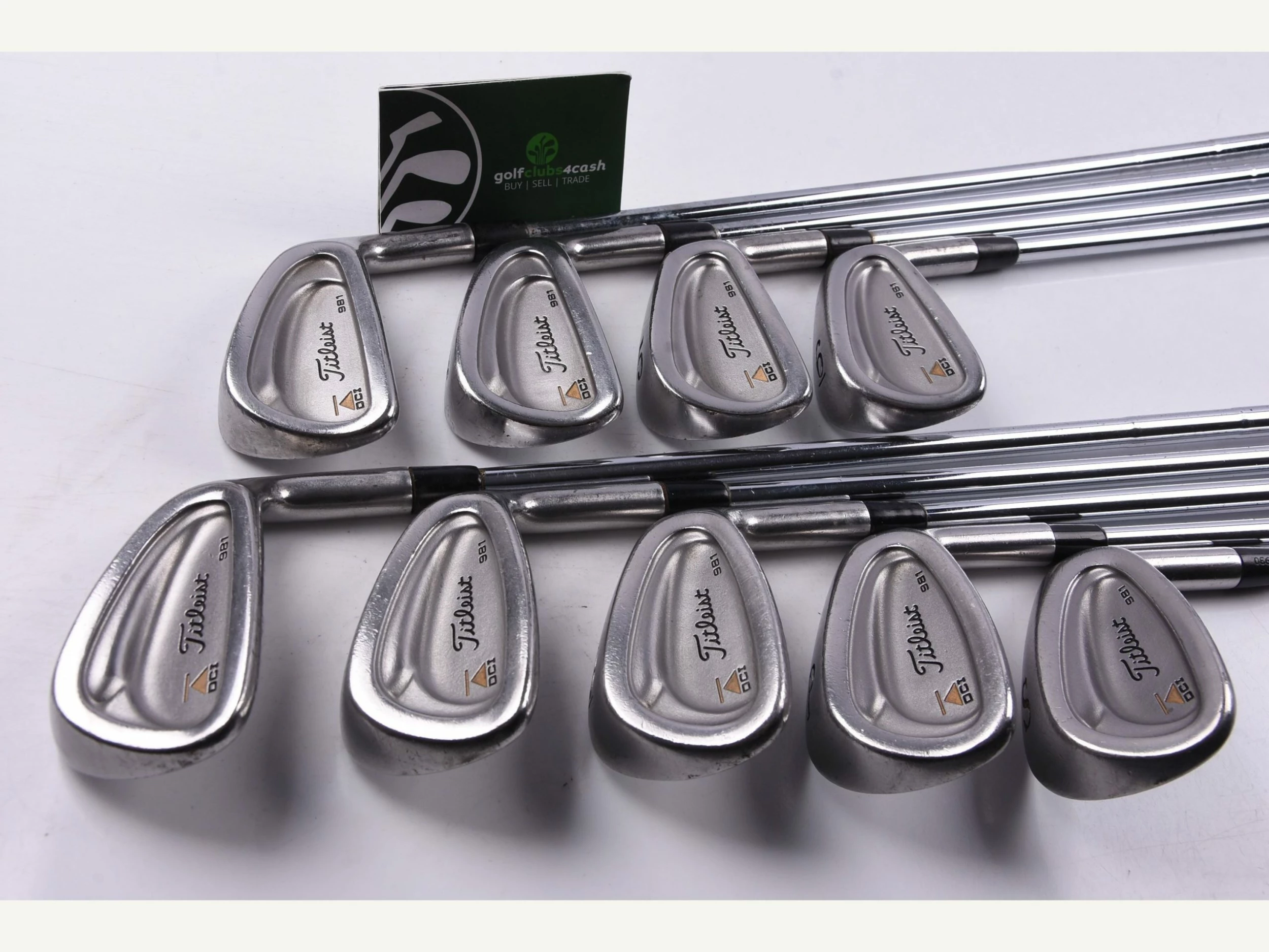 Titleist DCI 981 Irons / 3-SW / Regular Flex Titleist Tri-Spec Shafts 4 Titleist DCI 981 Irons / 3-SW / Regular Flex Titleist Tri-Spec Shafts - Image 2