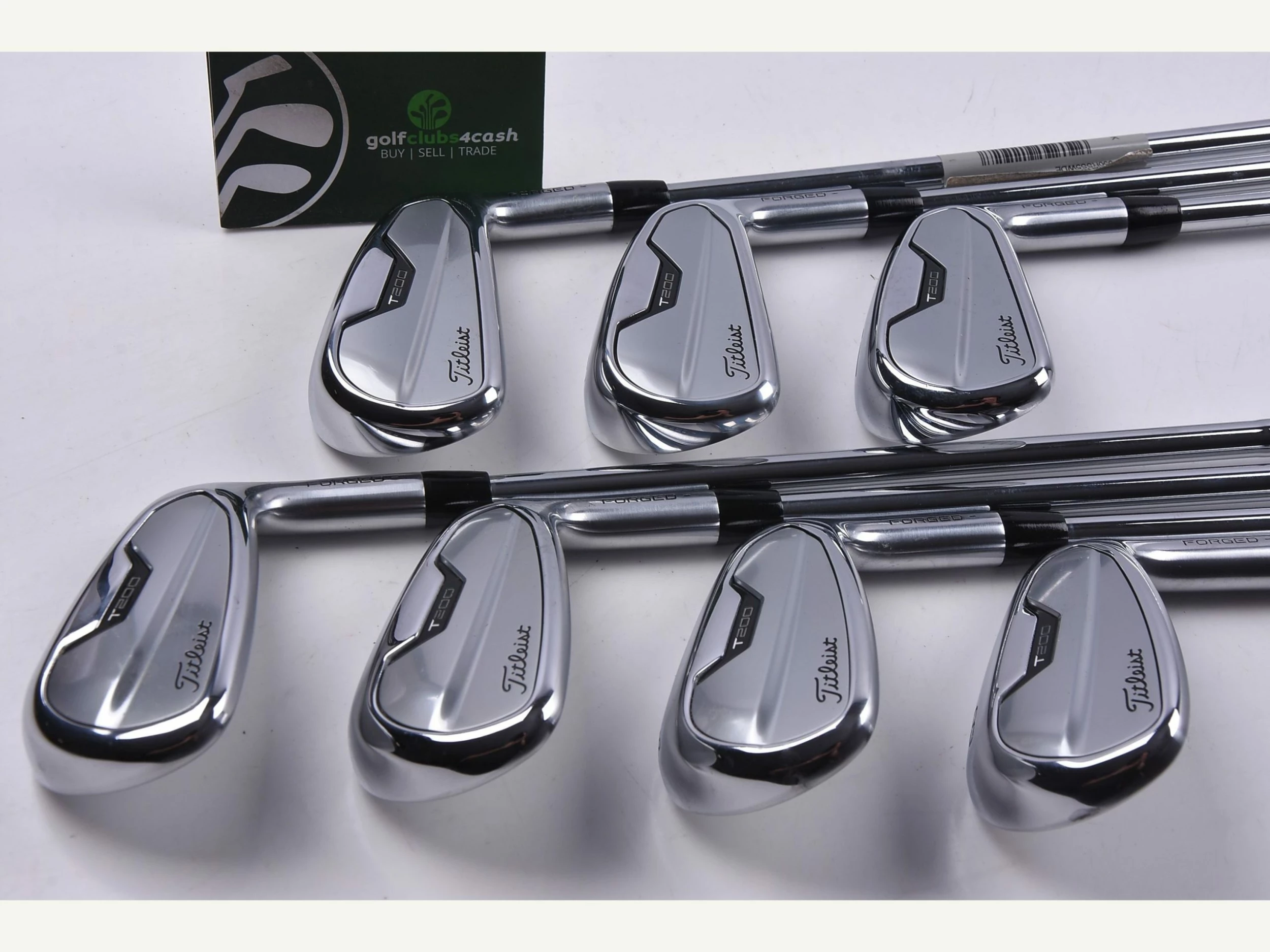 Titleist T200 2021 Irons / 5-PW+48 Degree / Stiff Flex AMT Black S300 Shafts 4 Titleist T200 2021 Irons / 5-PW+48 Degree / Stiff Flex AMT Black S300 Shafts - Image 2