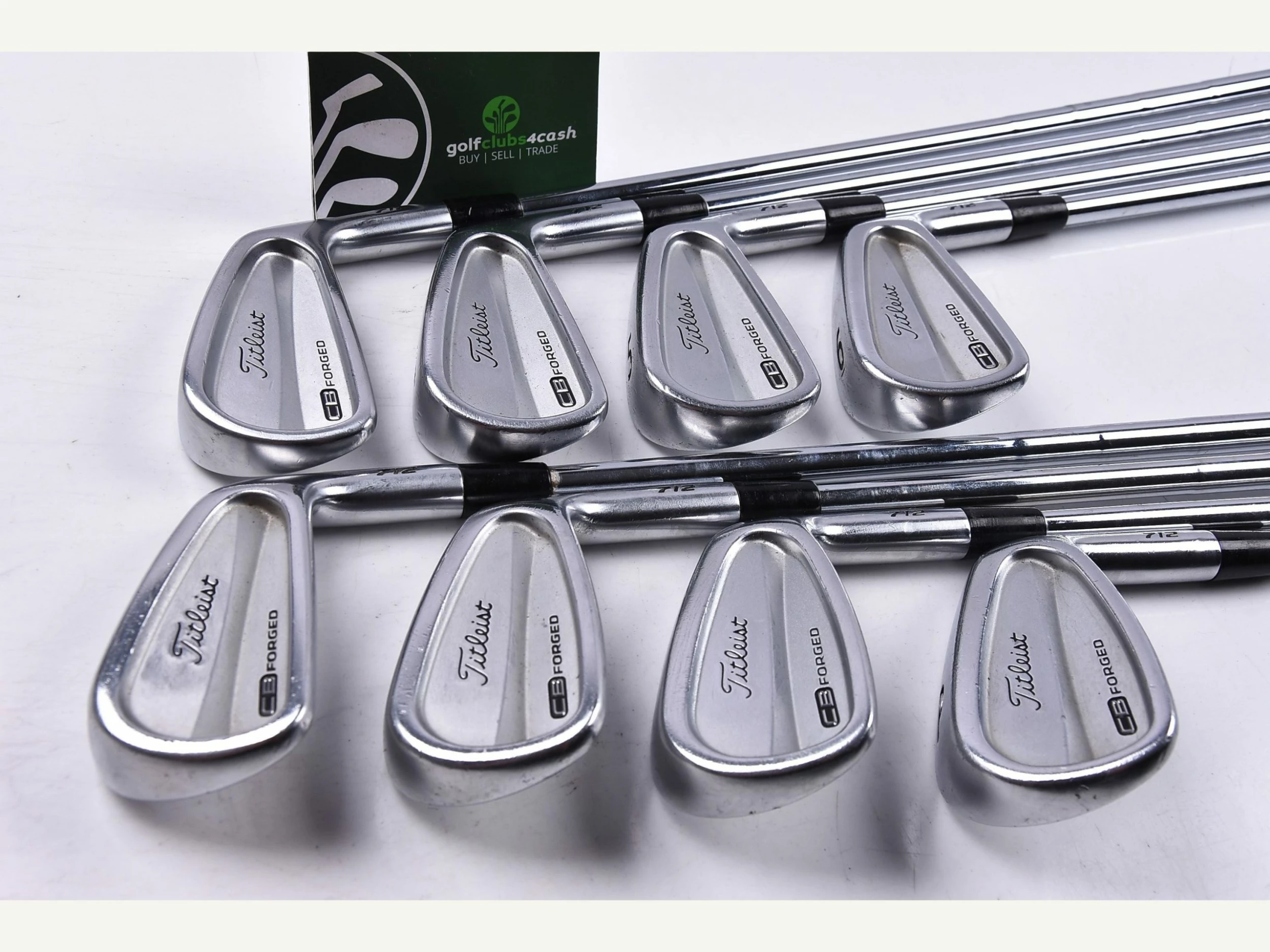 Titleist 712 CB Irons / 3-PW / Regular Flex KBS Tour Shafts 4 Titleist 712 CB Irons / 3-PW / Regular Flex KBS Tour Shafts - Image 2