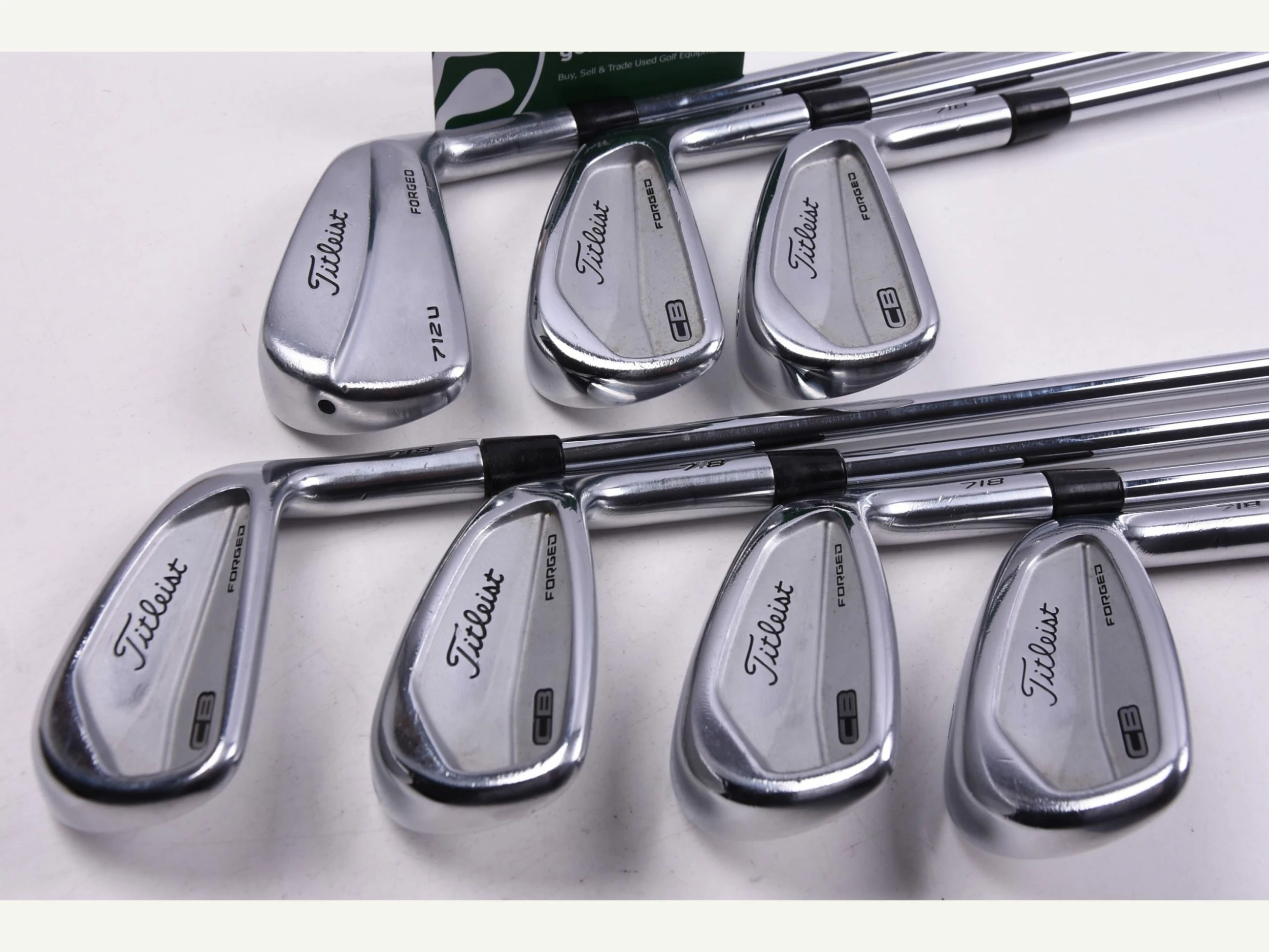Titleist 718 CB Irons / 4-PW / Regular Flex Steel Shafts 4 Titleist 718 CB Irons / 4-PW / Regular Flex Steel Shafts - Image 2