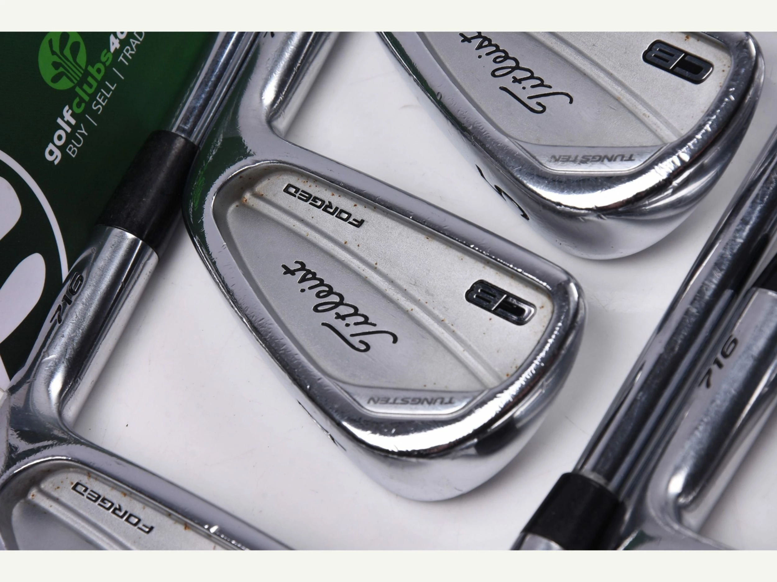 Titleist 716 CB Irons / 3-PW / Stiff Flex Dynamic Gold AMT S400 Shafts 3 Titleist 716 CB Irons / 3-PW / Stiff Flex Dynamic Gold AMT S400 Shafts