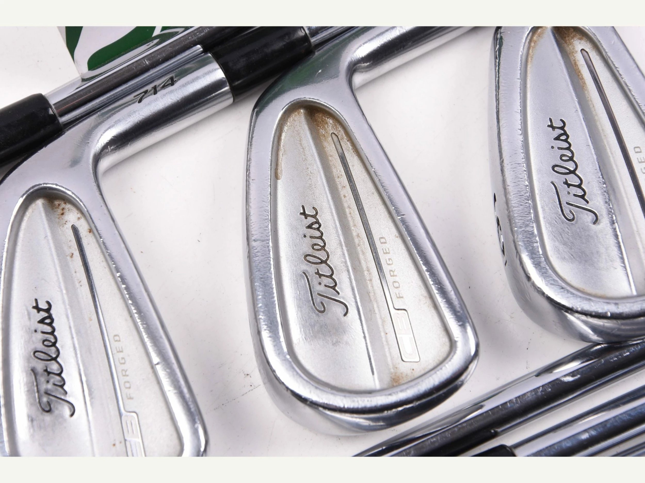 Titleist 714 CB Irons / 3-PW / Stiff Flex KBS Tour Shafts 3 Titleist 714 CB Irons / 3-PW / Stiff Flex KBS Tour Shafts