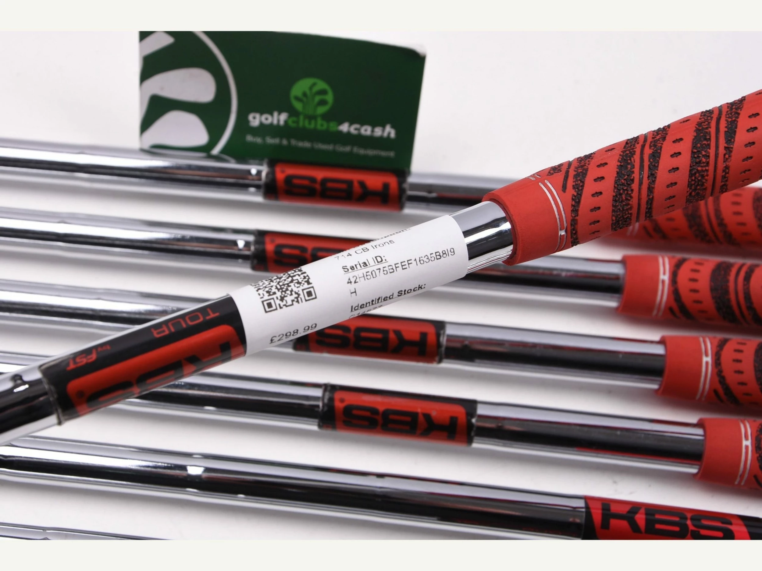 Titleist 714 CB Irons / 3-PW / Stiff Flex KBS Tour Shafts 8 Titleist 714 CB Irons / 3-PW / Stiff Flex KBS Tour Shafts - Image 6