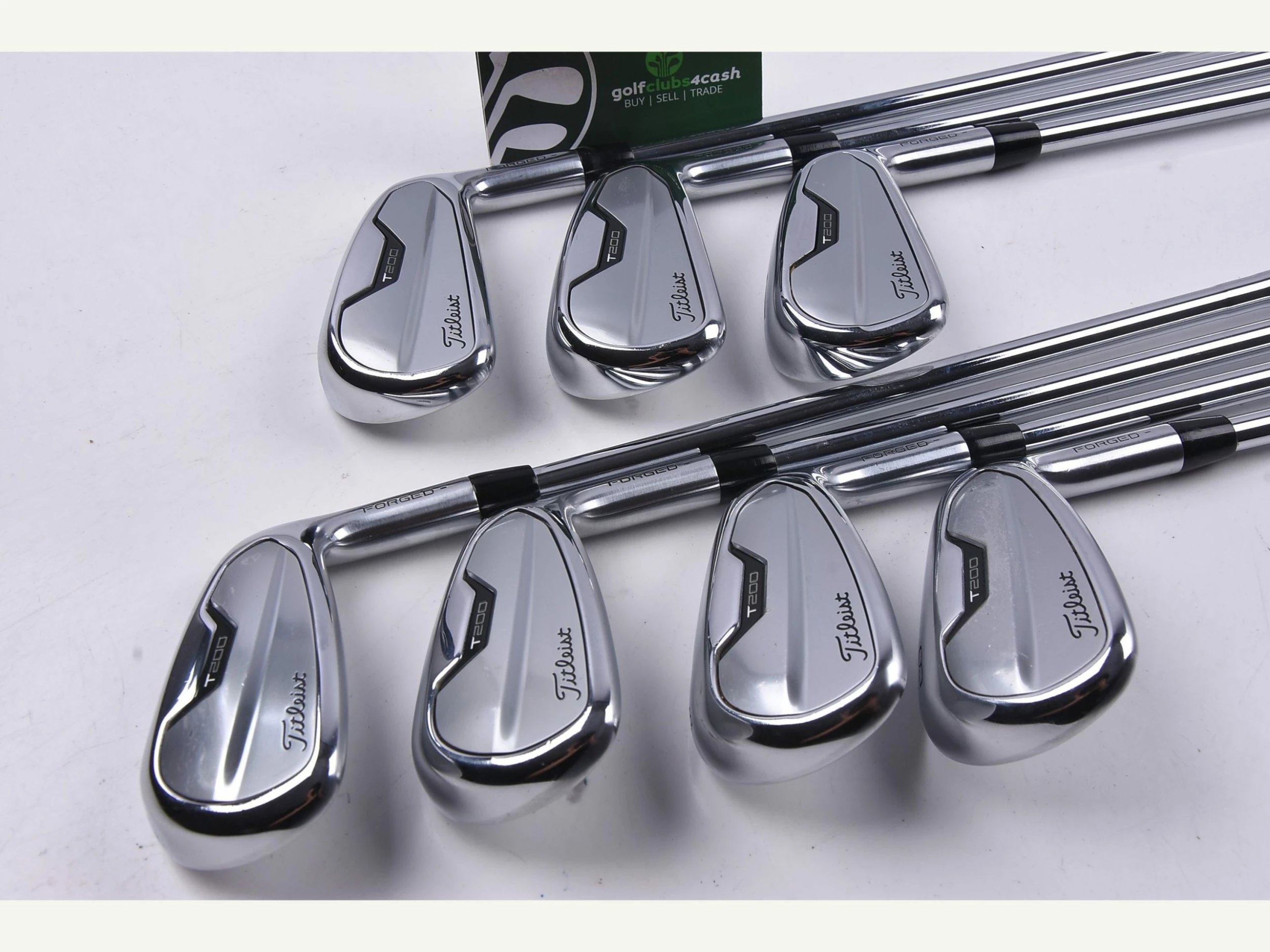 Titleist T200 2021 Model Irons / 5-PW+48 / Stiff Flex True Temper AMT Black S300 4 Titleist T200 2021 Model Irons / 5-PW+48 / Stiff Flex True Temper AMT Black S300 - Image 2