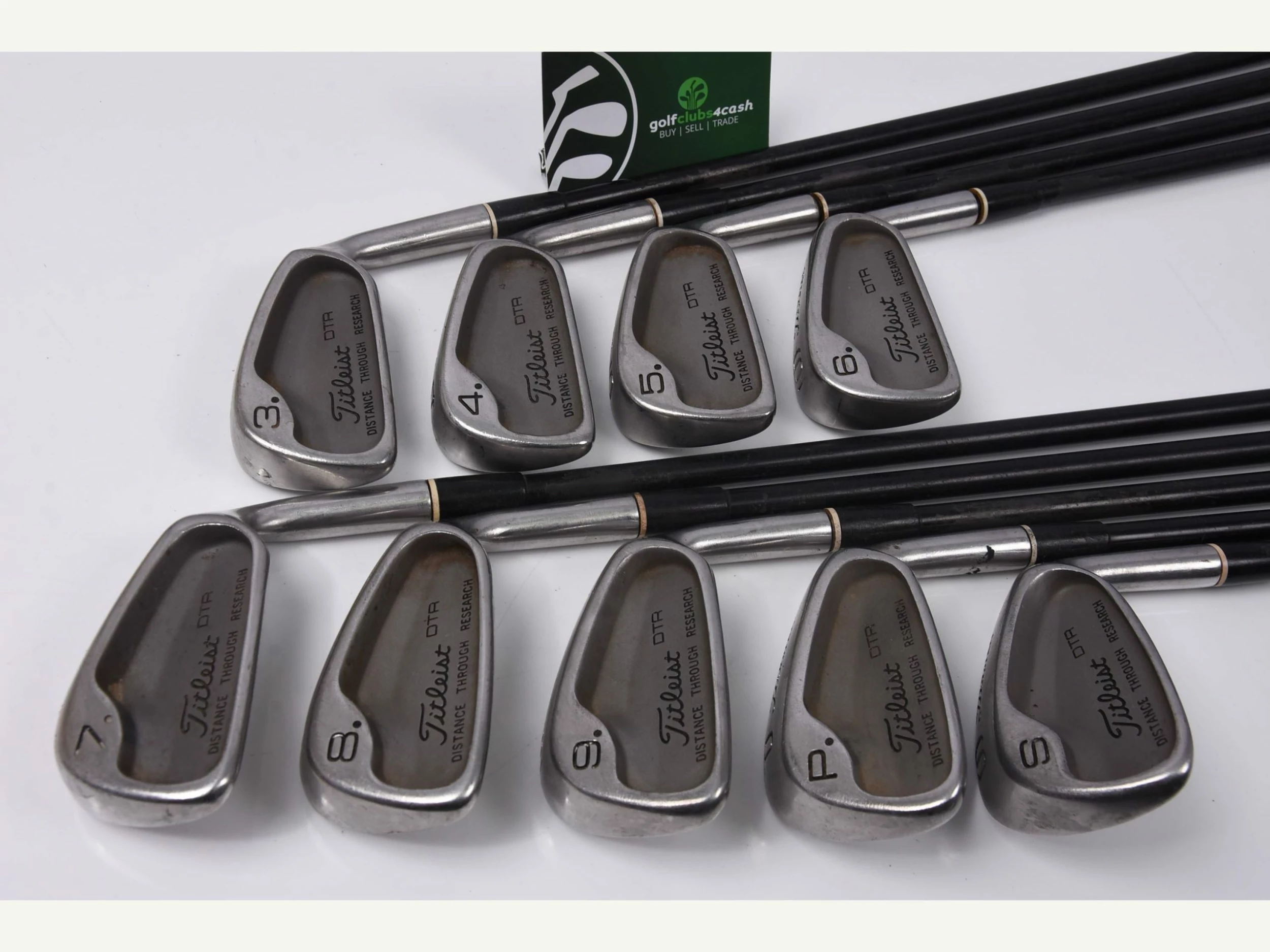 Titleist DTR Irons / 3-PW / Regular Flex Titliest MR-30 Shafts 4 Titleist DTR Irons / 3-PW / Regular Flex Titliest MR-30 Shafts - Image 2