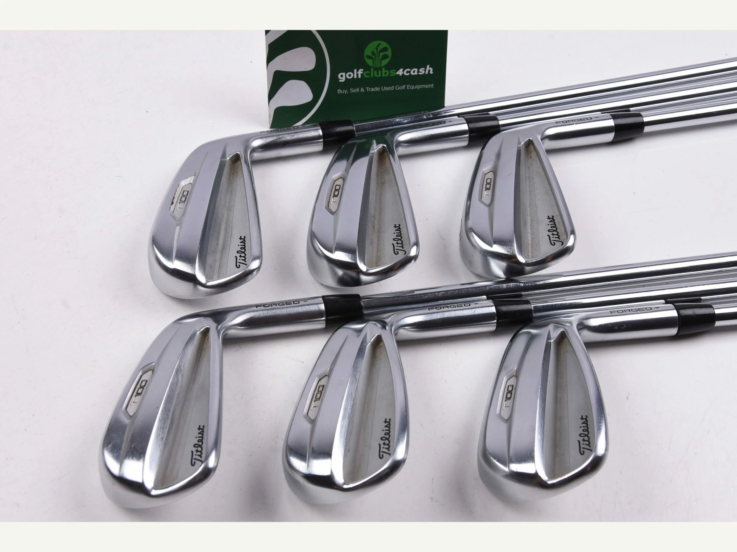 Titleist T100 2021 Irons / 5-PW / Stiff Flex AMT Tour White S300 Shafts 4 Titleist T100 2021 Irons / 5-PW / Stiff Flex AMT Tour White S300 Shafts - Image 2