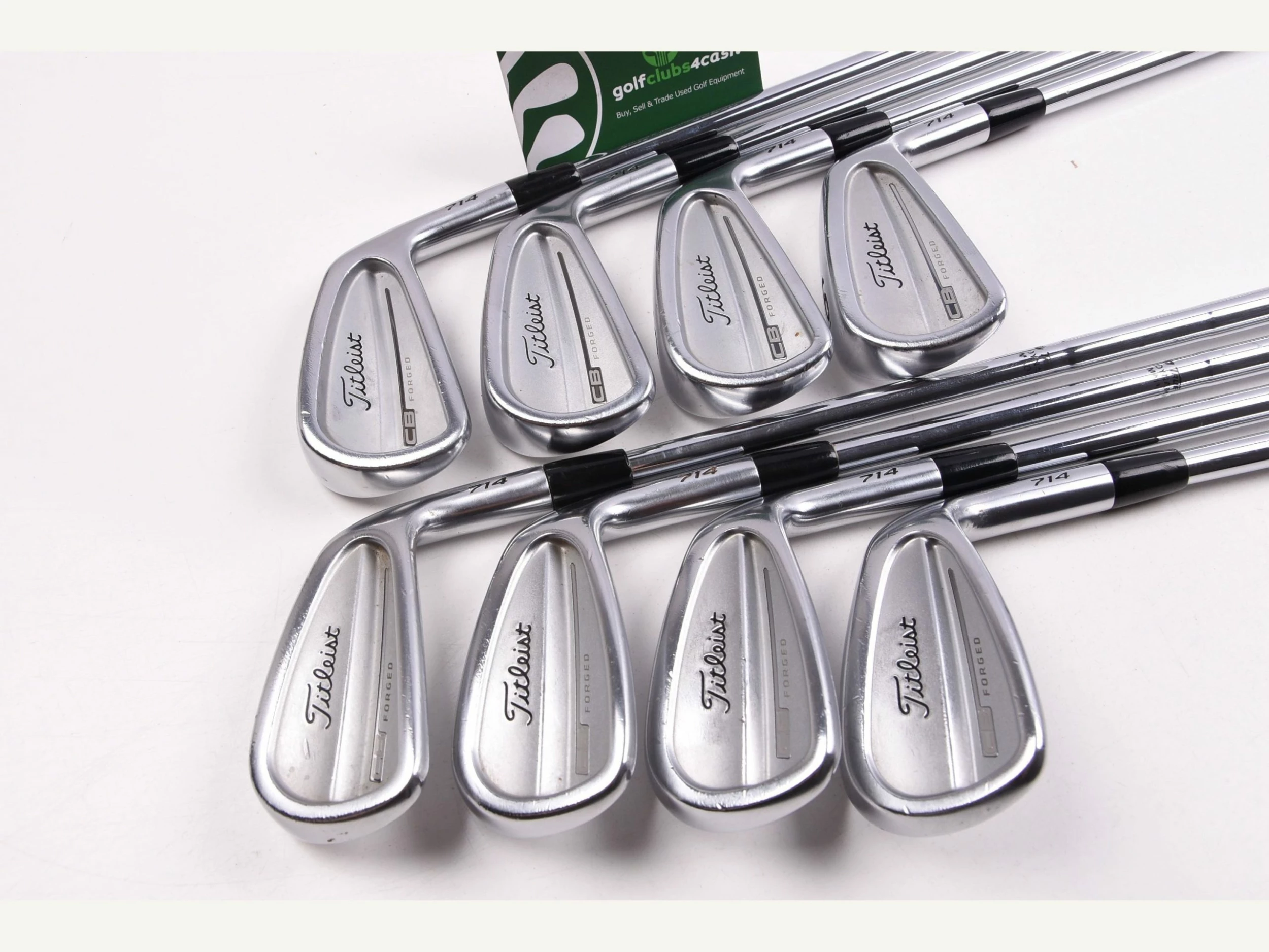 Titleist 714 CB Irons / 3-PW / X-Flex Dynamic Gold X100 Shafts 4 Titleist 714 CB Irons / 3-PW / X-Flex Dynamic Gold X100 Shafts - Image 2