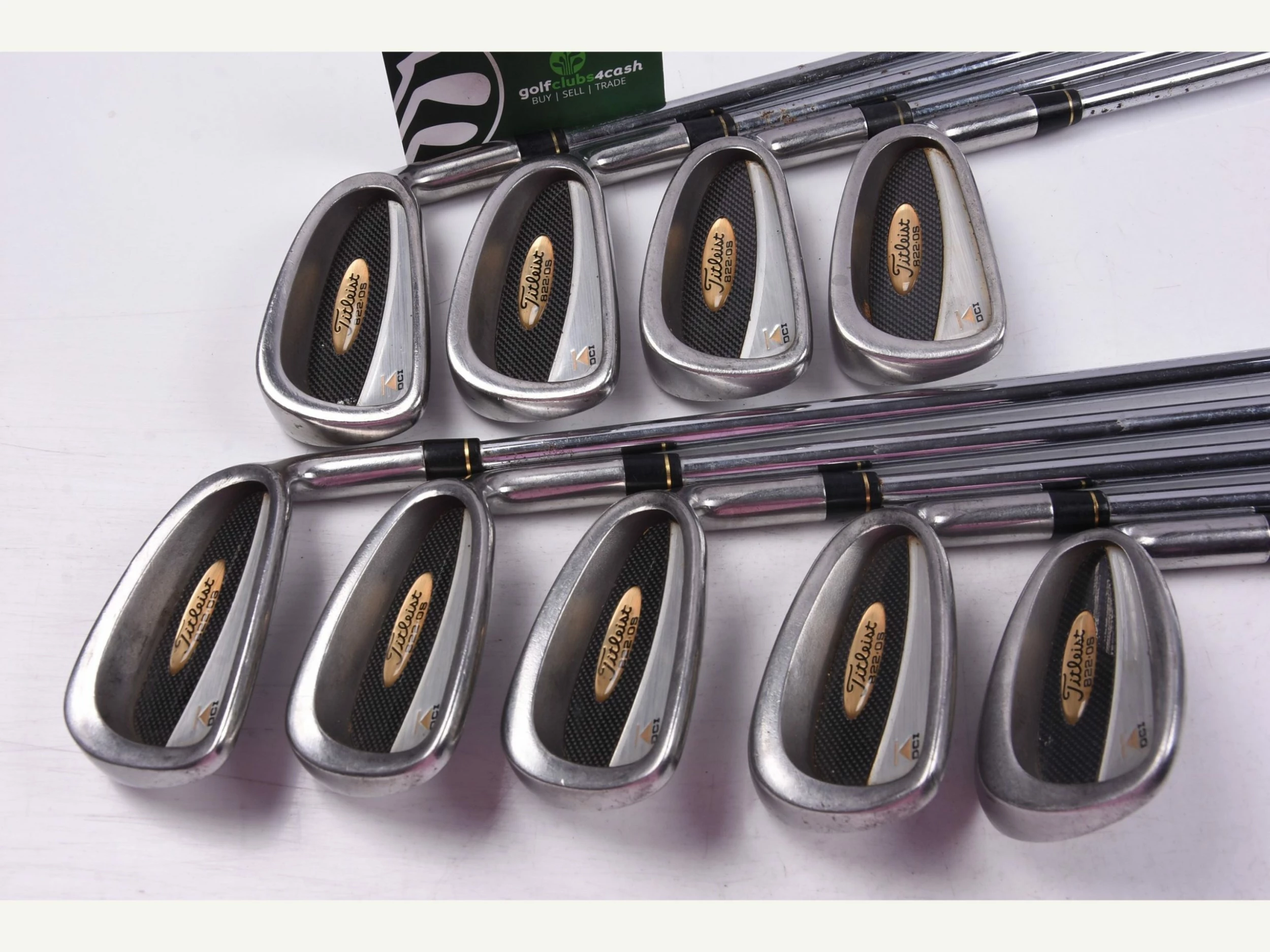 Titleist DCI 822 OS Irons / 3-SW / Regular Flex N.S. Pro 950 Shafts 4 Titleist DCI 822 OS Irons / 3-SW / Regular Flex N.S. Pro 950 Shafts - Image 2