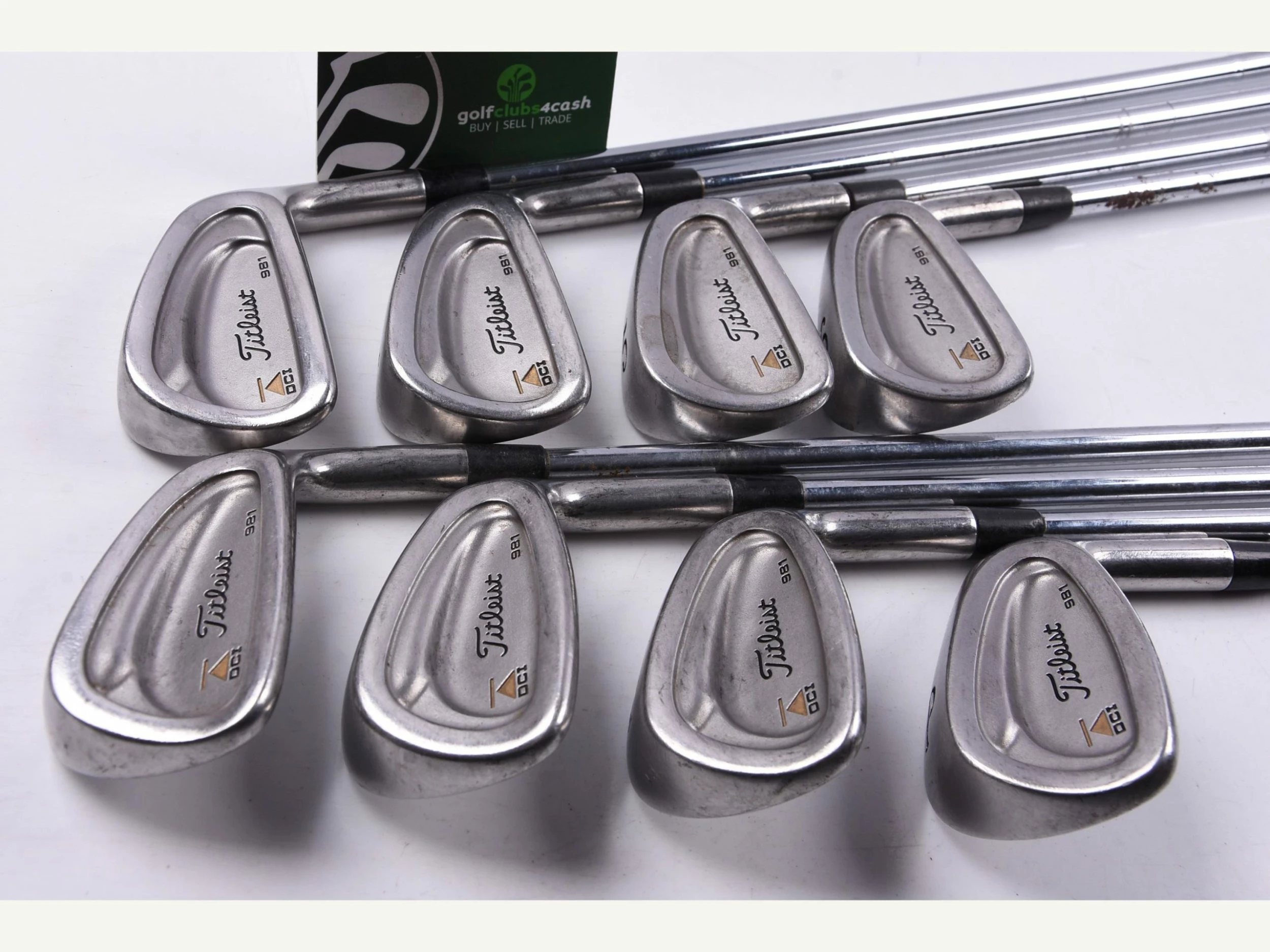Titleist DCI 981 Irons / 3-PW / Regular Flex Titleist Tri Spec Shafts 4 Titleist DCI 981 Irons / 3-PW / Regular Flex Titleist Tri Spec Shafts - Image 2
