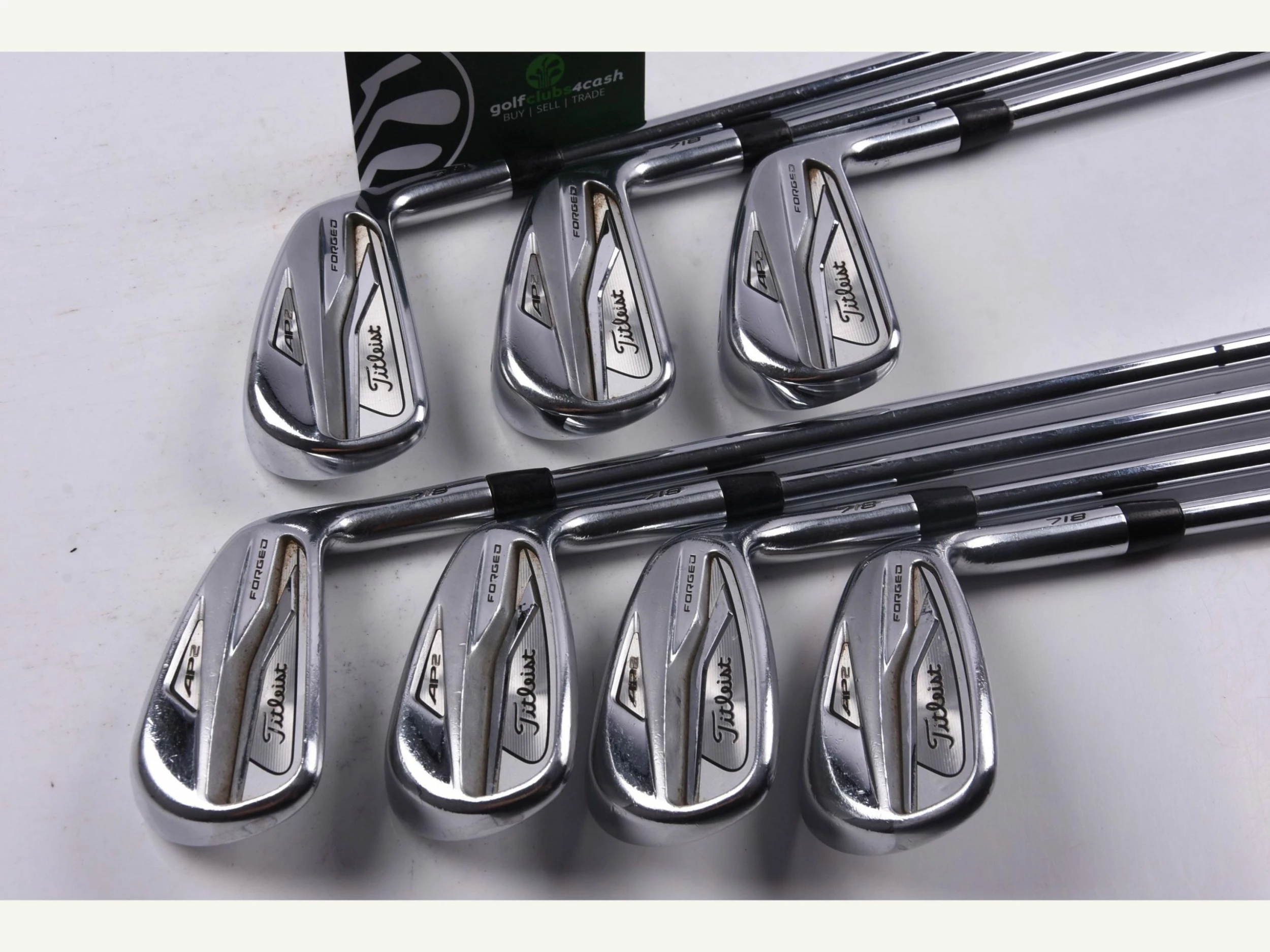 Titleist 718 AP2 Irons / 4-PW / Stiff Flex AMT Tour White S300 Shafts 4 Titleist 718 AP2 Irons / 4-PW / Stiff Flex AMT Tour White S300 Shafts - Image 2