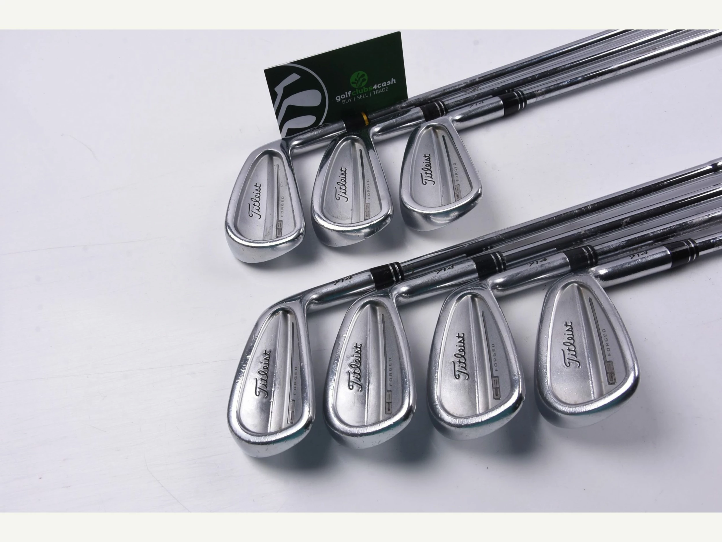 Titleist 714 CB Irons / 4-PW / Stiff Flex KBS Tour 120 Shafts 4 Titleist 714 CB Irons / 4-PW / Stiff Flex KBS Tour 120 Shafts - Image 2