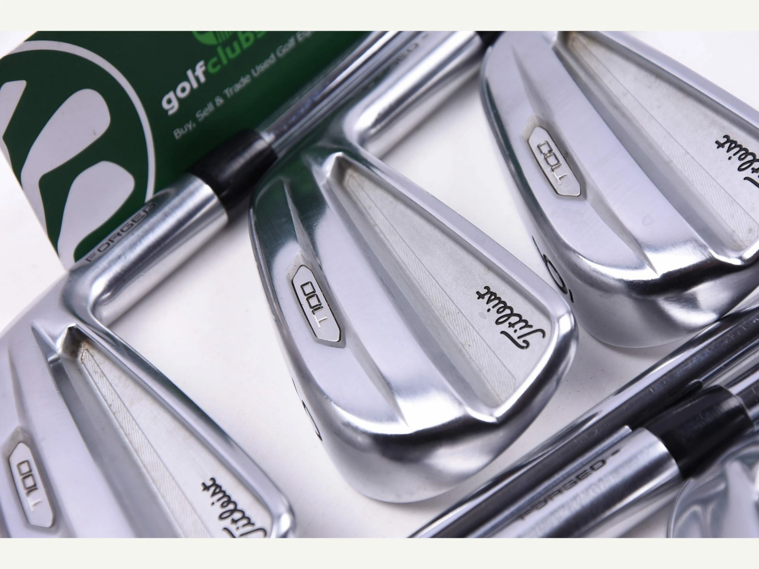 Titleist T100 2021 Irons / 4-PW / Stiff Flex True Temper AMT Black S300 Shafts 3 Titleist T100 2021 Irons / 4-PW / Stiff Flex True Temper AMT Black S300 Shafts