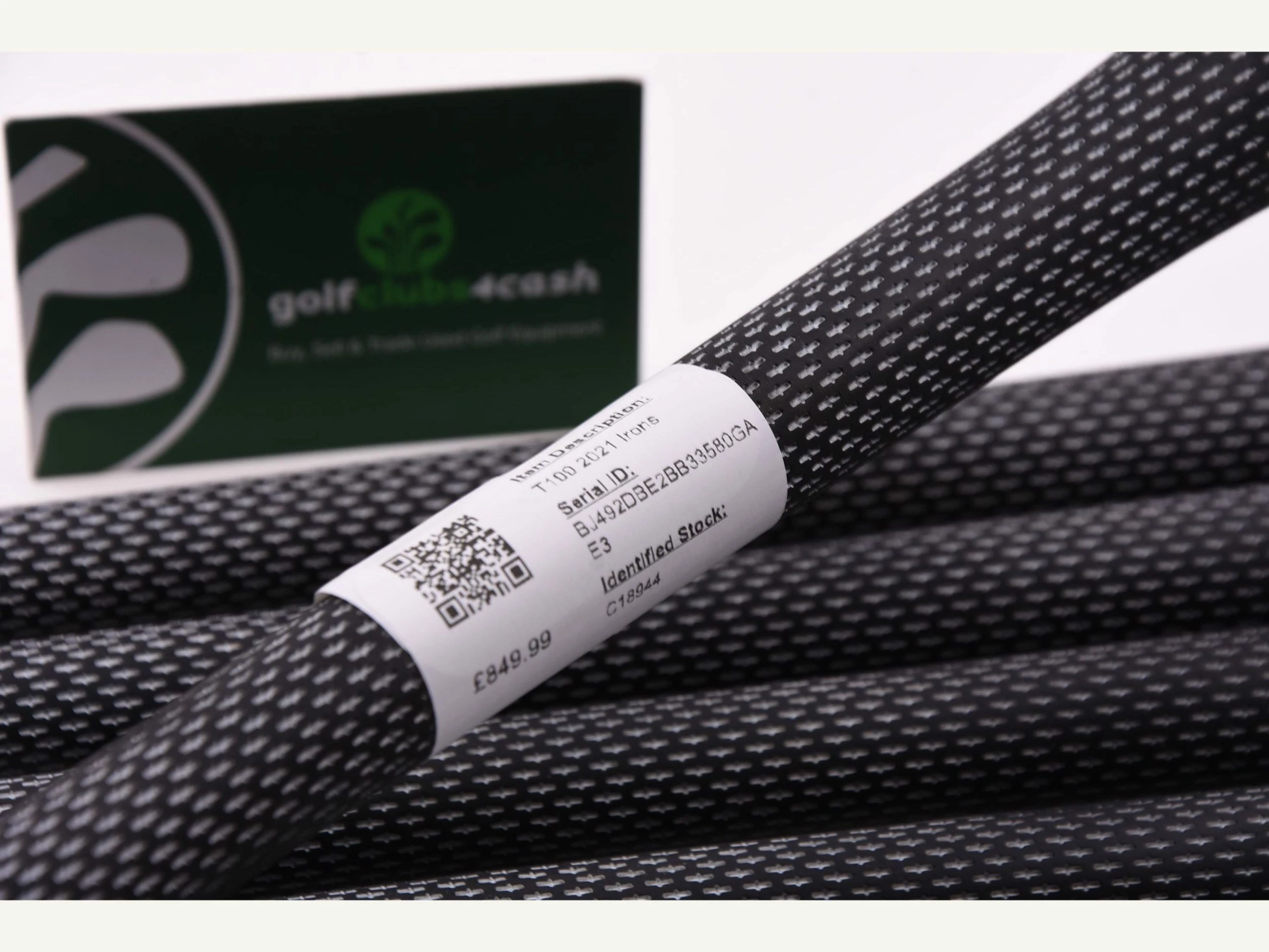 Titleist T100 2021 Irons / 4-PW / Stiff Flex True Temper AMT Black S300 Shafts 8 Titleist T100 2021 Irons / 4-PW / Stiff Flex True Temper AMT Black S300 Shafts - Image 6