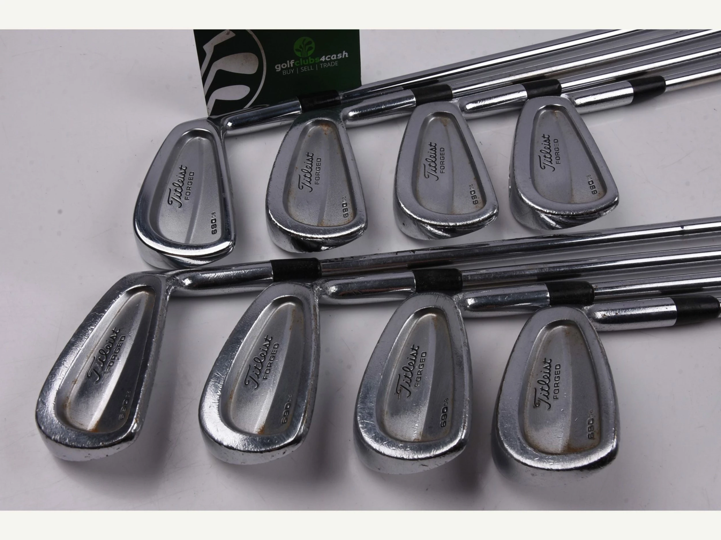 Titleist 690CB Forged Irons / 3-PW / Stiff Flex Dynamic Gold S300 Steel Shafts 4 Titleist 690CB Forged Irons / 3-PW / Stiff Flex Dynamic Gold S300 Steel Shafts - Image 2