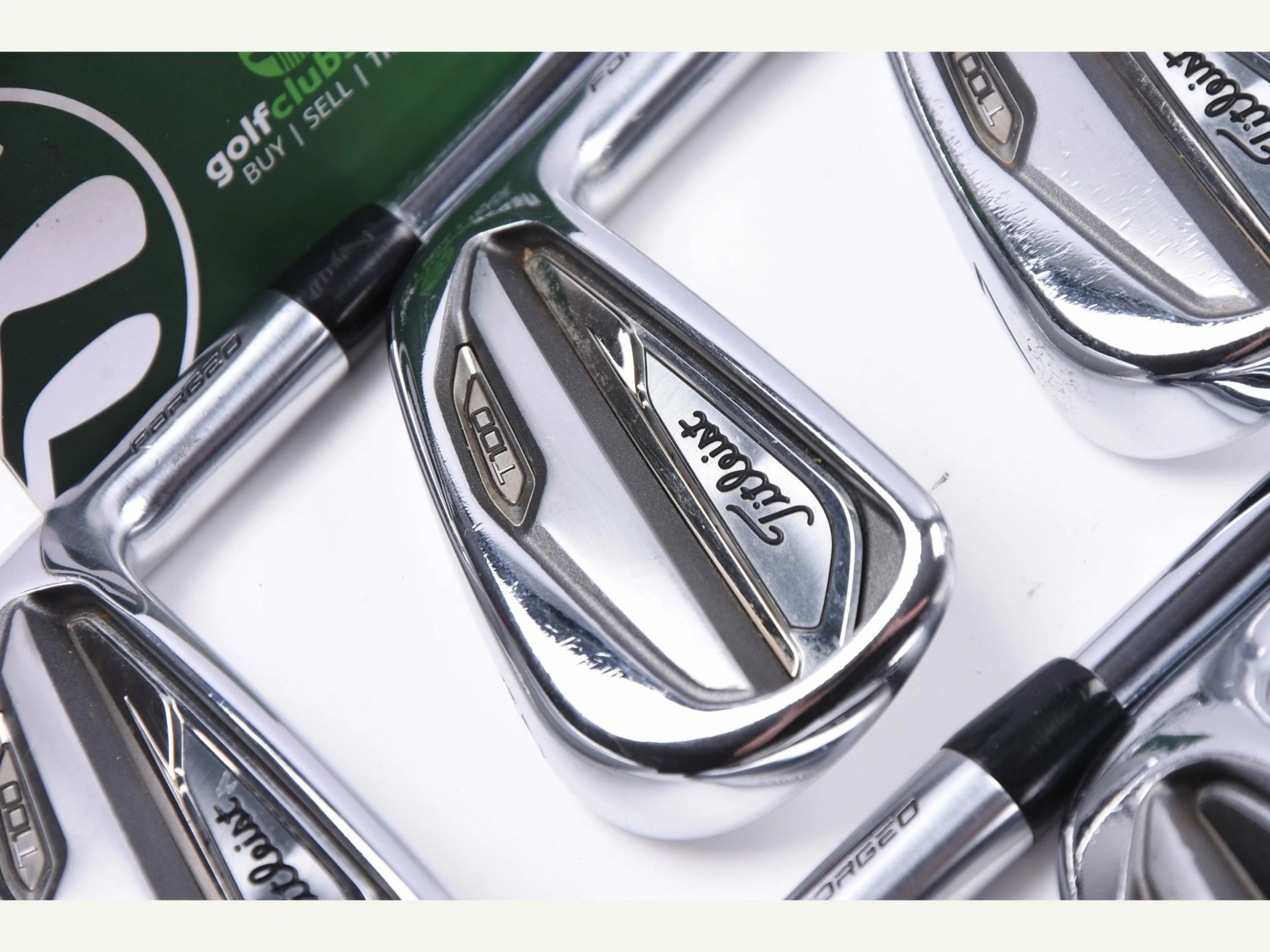 Titleist T100 2019 Irons / 5-9 / Regular Flex AMT Black R300 Shafts 3 Titleist T100 2019 Irons / 5-9 / Regular Flex AMT Black R300 Shafts