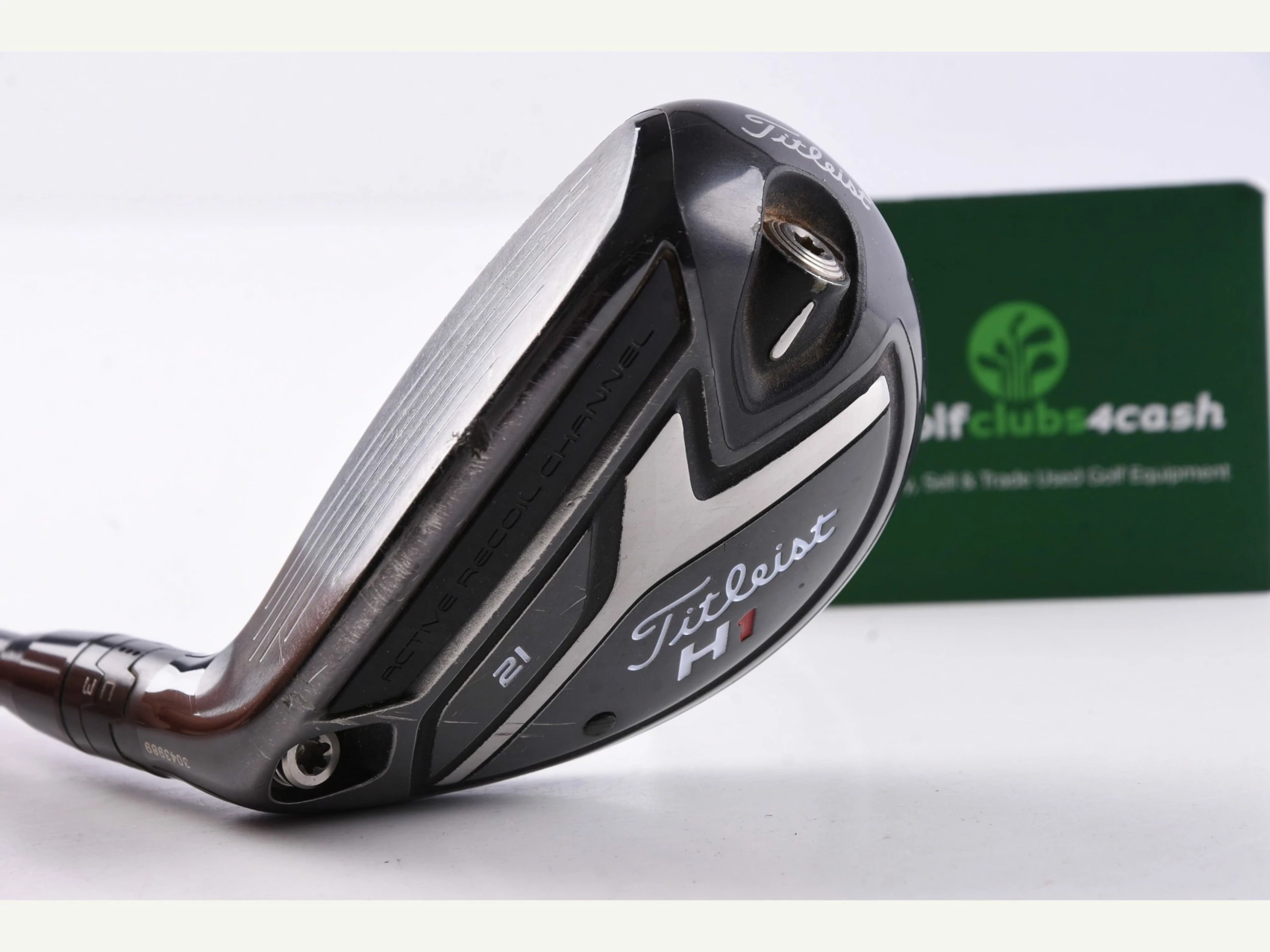 Left Hand Titleist 818H1 #3 Hybrid / 21 Degree / Regular Flex Hzrdus Smoke Black 3 Left Hand Titleist 818H1 #3 Hybrid / 21 Degree / Regular Flex Hzrdus Smoke Black