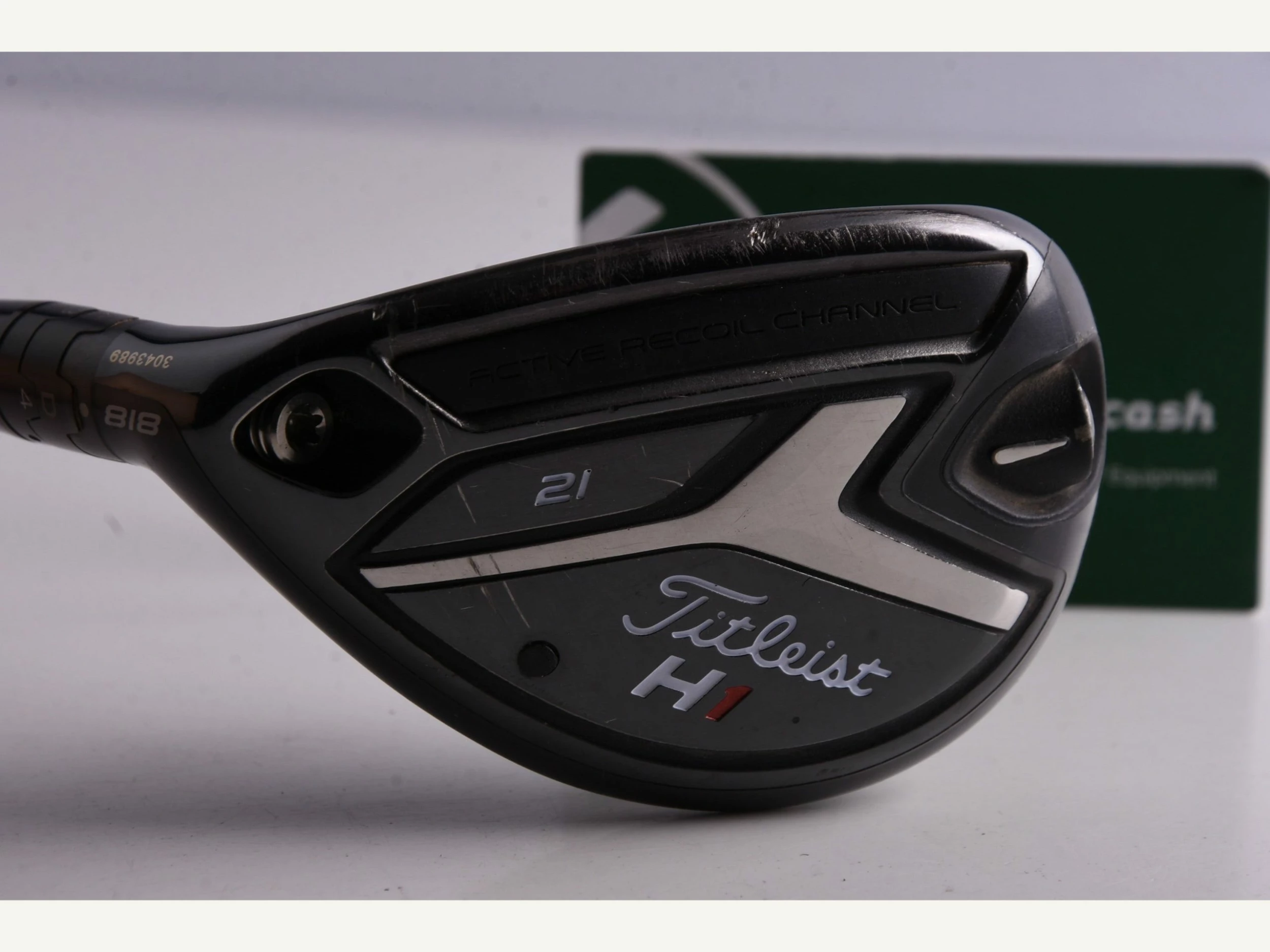 Left Hand Titleist 818H1 #3 Hybrid / 21 Degree / Regular Flex Hzrdus Smoke Black 4 Left Hand Titleist 818H1 #3 Hybrid / 21 Degree / Regular Flex Hzrdus Smoke Black - Image 2