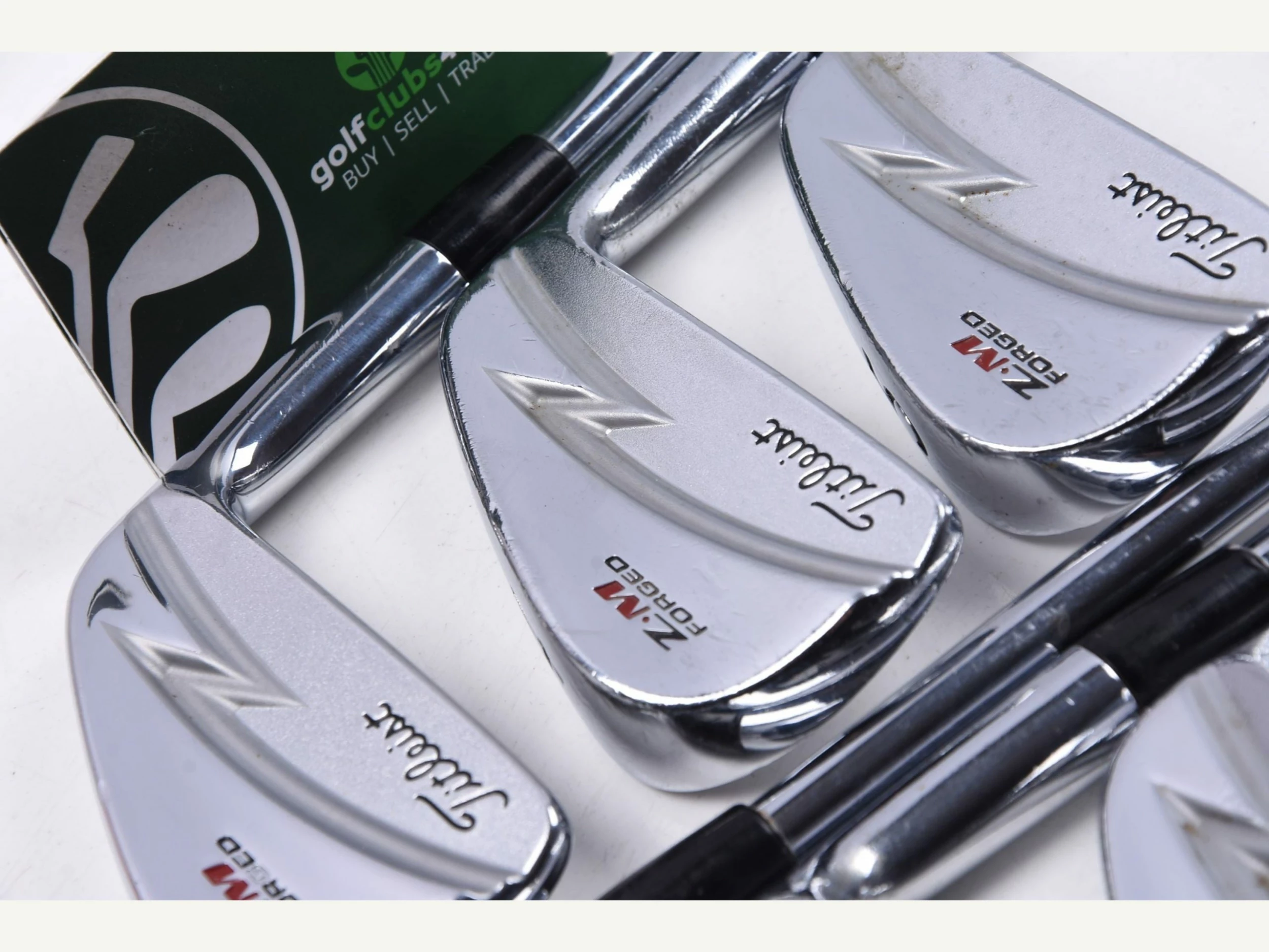 Titleist ZM Forged Irons / 3-9i / Stiff Flex Steel Shafts 3 Titleist ZM Forged Irons / 3-9i / Stiff Flex Steel Shafts