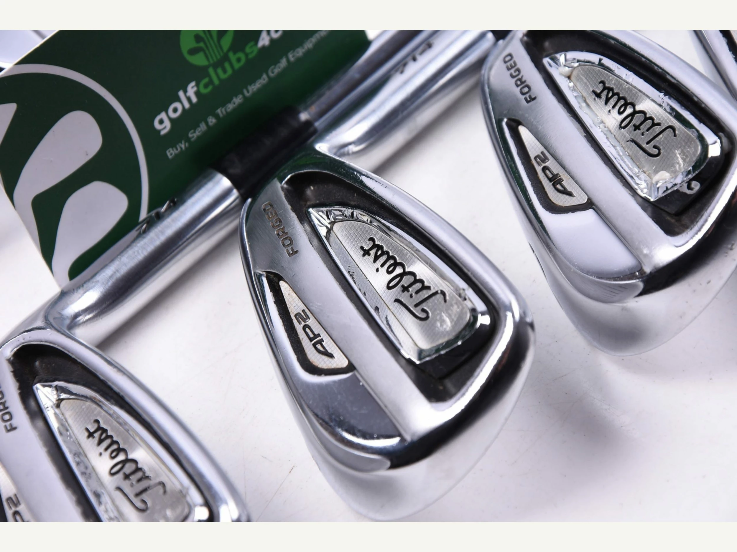 Titleist 714 AP2 Irons / 4-PW+GW / Stiff Flex Dynamic Gold S300 Shafts 3 Titleist 714 AP2 Irons / 4-PW+GW / Stiff Flex Dynamic Gold S300 Shafts