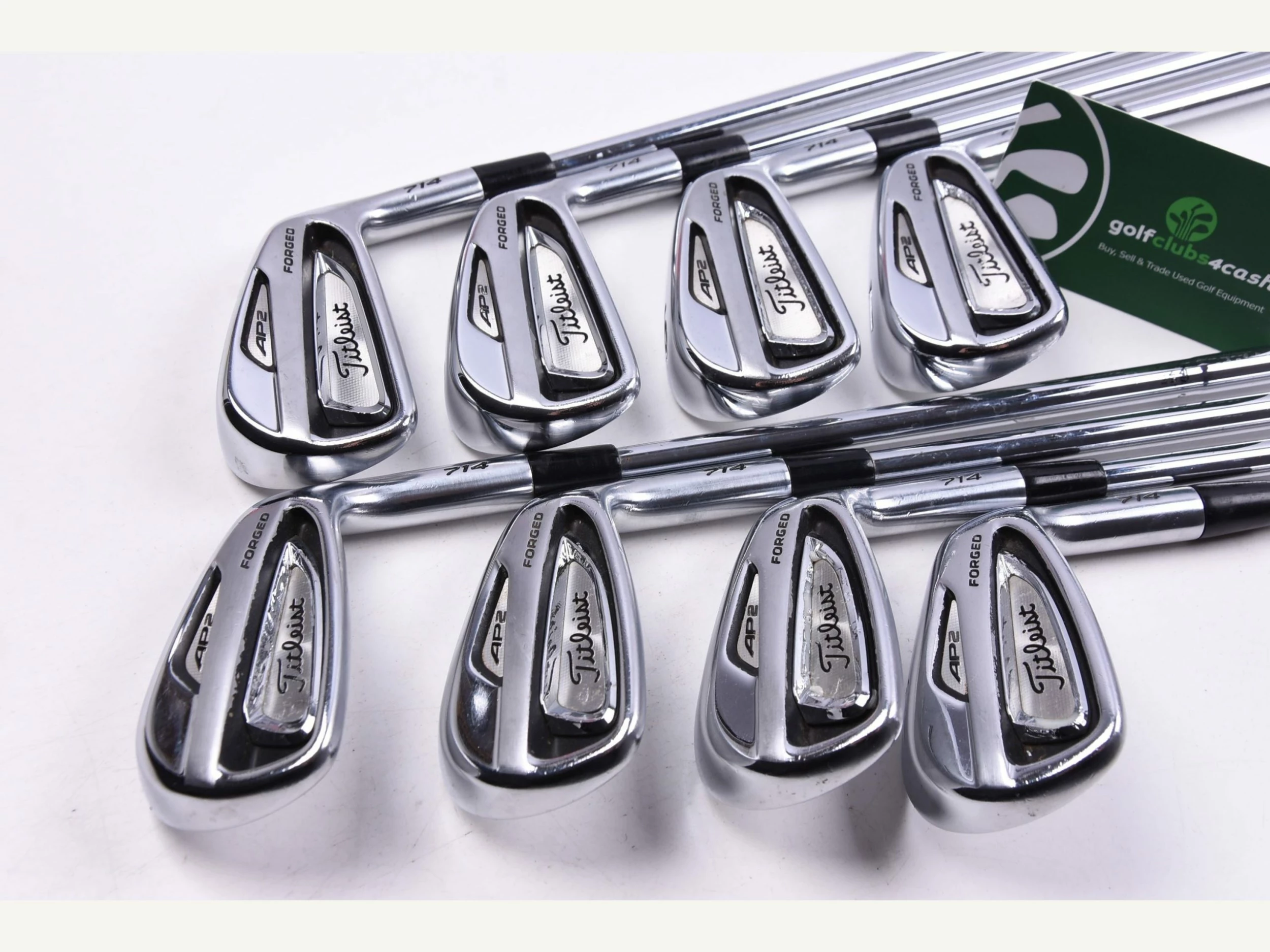 Titleist 714 AP2 Irons / 4-PW+GW / Stiff Flex Dynamic Gold S300 Shafts 4 Titleist 714 AP2 Irons / 4-PW+GW / Stiff Flex Dynamic Gold S300 Shafts - Image 2